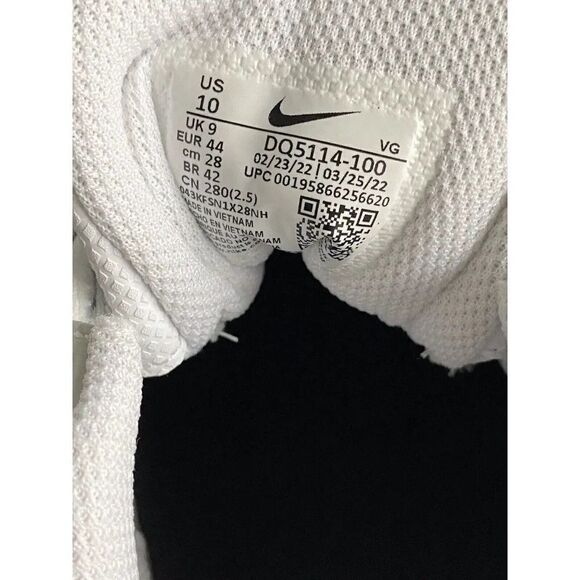 Nike Vapor Edge Shark Pro Football Cleats White Black DQ5114-100 Men’s Size 10 - Picture 10 of 10